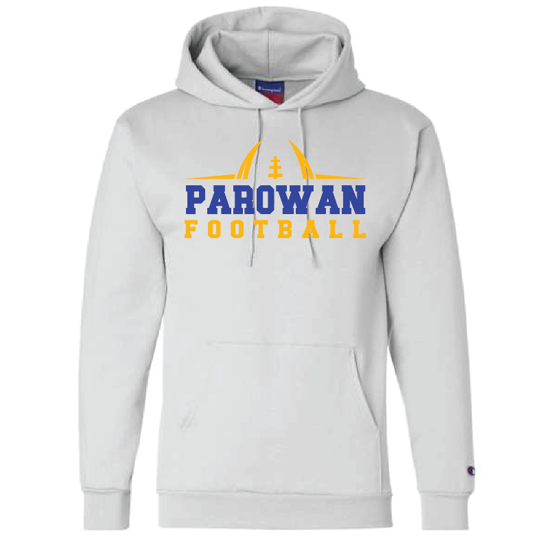 White Football Hoodie Sweatshirt Main Image